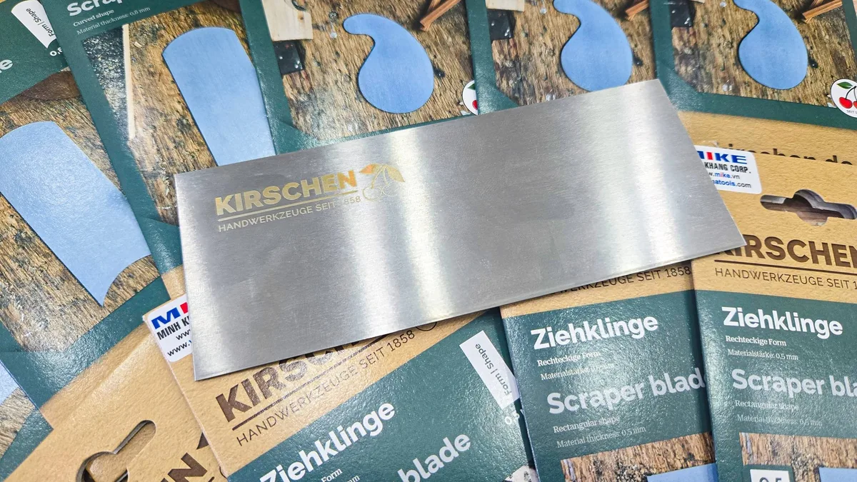 Dao cạo phẳng mặt gỗ Cabinet scraper Kirschen 3800