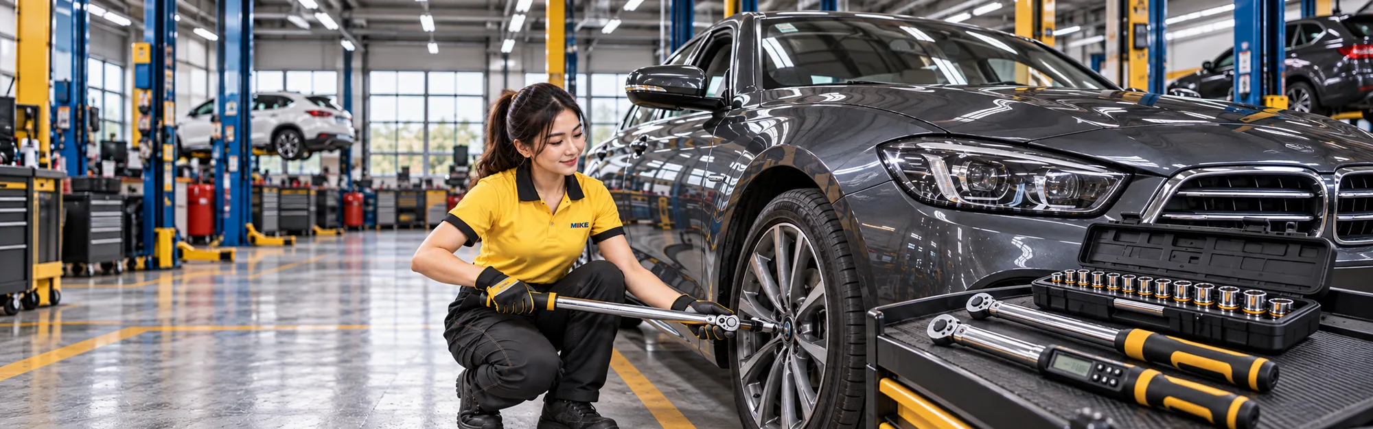 Cờ lê lực trong garage