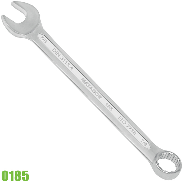 Cờ lê vòng miệng 0185 8015, kiểu cổ điển hệ inch. Matador Germany