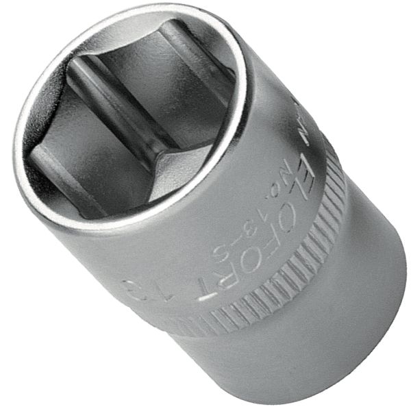 Đầu tuýp ngắn ELOFORT 13-S, vuông 1/4 inch chuẩn DIN 3124