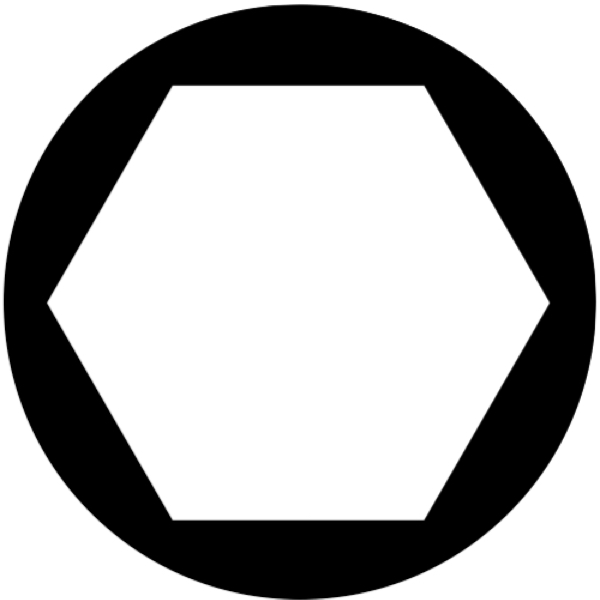 Ký hiệu đầu khẩu 6 cạnh ELOFORT