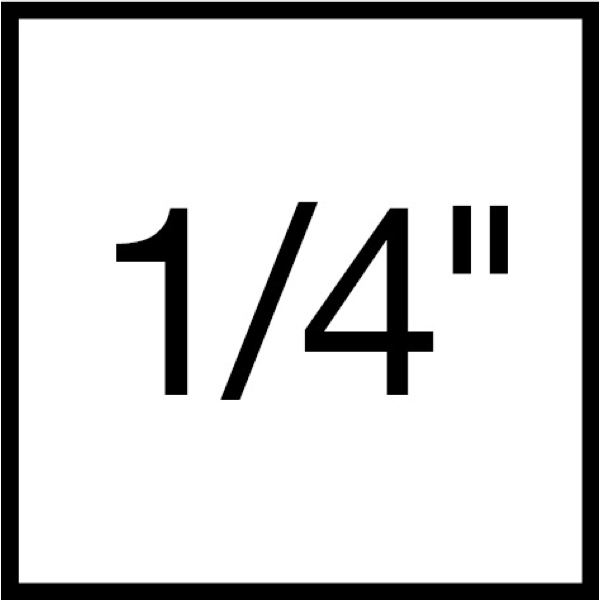 Đầu vuông 1/4 inch của đầu socket