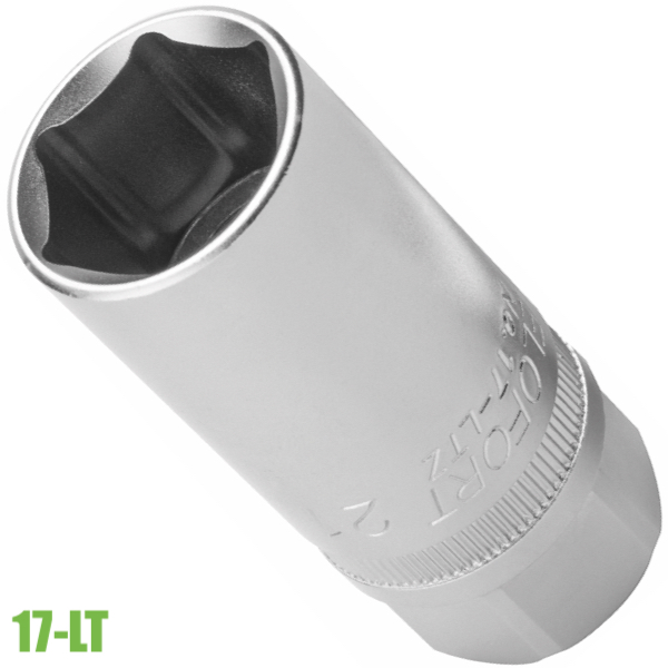 Đầu khẩu dài 17-LT, hệ mét đầu vuông 1/2 inch ELOFORT .