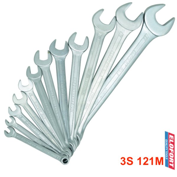 Bộ cờ lê vòng miệng 3S 121M, 12 cây từ 6 đến 32mm chuẩn DIN 3113