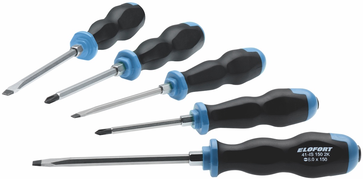 Bộ tuốc nơ vít 5 cây thân lục lăng 41S5K của Elofort