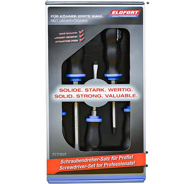 Bộ tua vít đóng ELOFORT 41-SK7-2K, thân lục lăng 7 cây
