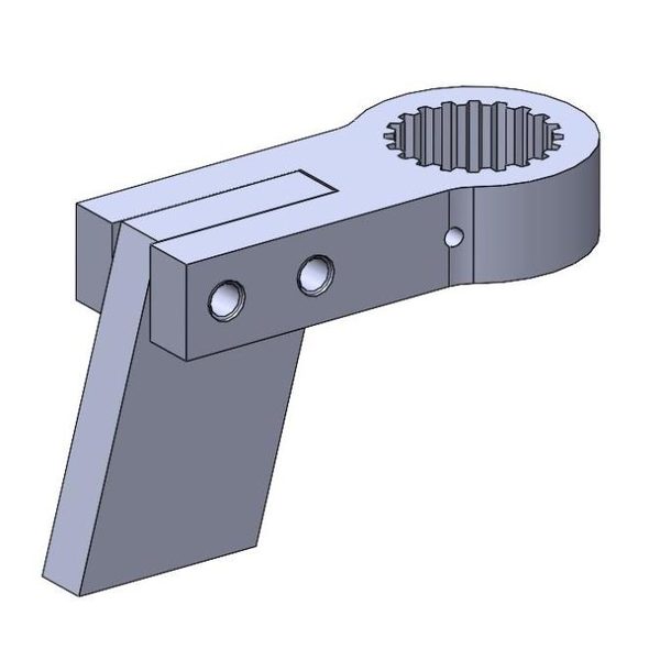 Chân phản lực 3/4" D41 flat steel ngắn