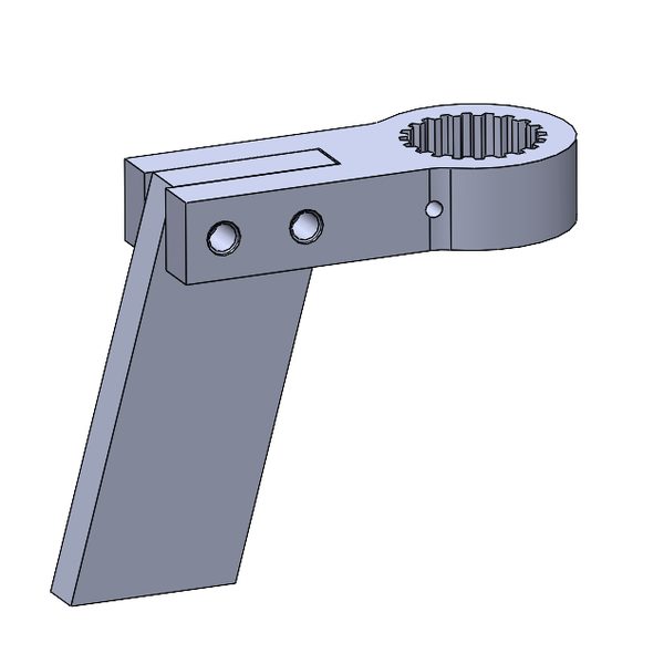 Chân phản lực 3/4" D41 flat steel dài