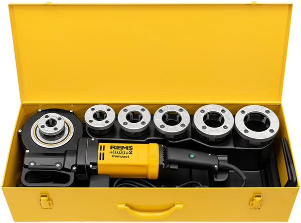 Máy tiện ren ống Amigo 2 Compact bộ NPT 1/2+3/4+1+1 1/4 REMS 540026 R220 thumbnail 2