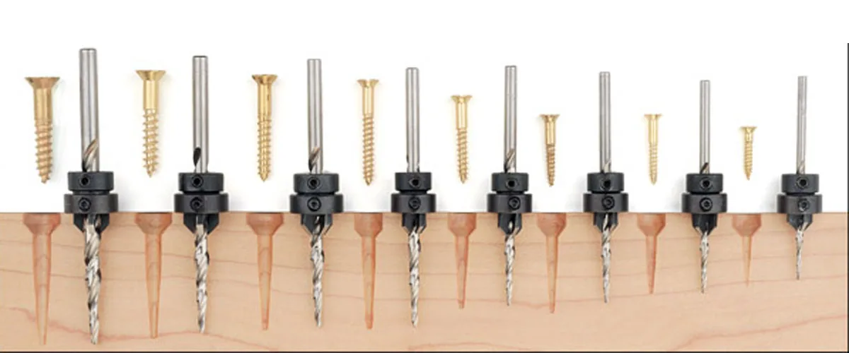 3537 áo doa lỗ vít dùng cho mũi khoan âm gỗ Ø3-6mm. FAMAG