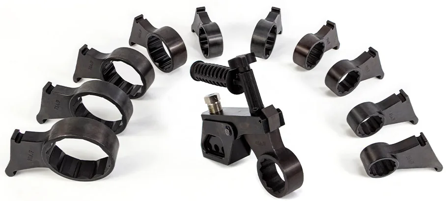 Backup Wrench Handle and Back-Hold Cartridges