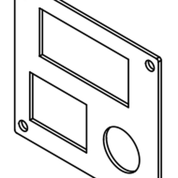 Bảng công tắc cho ECO.36. Euroboor 036.0006 - 55, mm (metric)