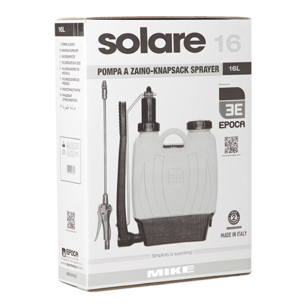 Bình tưới cây Solare 16, loại đeo lưng vòi phun với ống mềm thumbnail 2