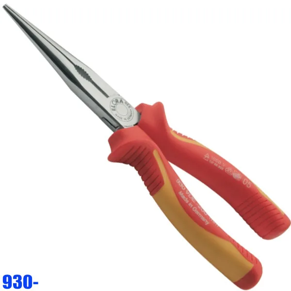 Bộ 3 kìm điện ELORA 904-S3, cắt-đầu bằng-nhọn VDE 1000V thumbnail 2