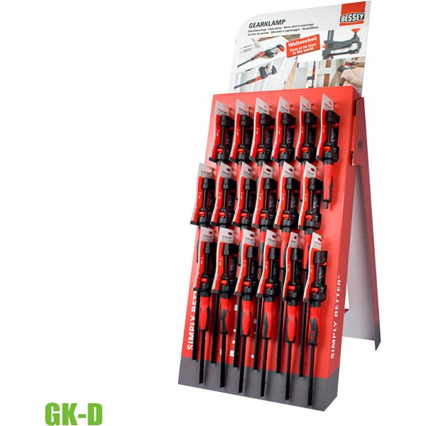 Bộ cảo 18 cái BESSEY GK-D, kệ trưng bày cho không gian hẹp