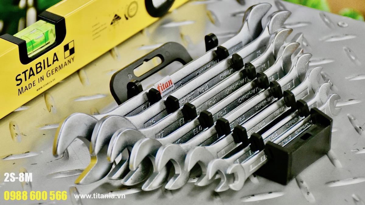 Bộ cờ lê càng cua 8 cây từ 8 đến 22mm ELOFORT