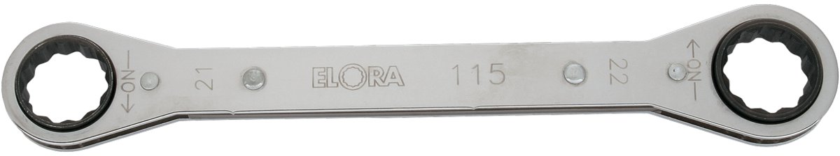 Cờ lê lắc tay 115, hai đầu vòng tự động. Elora Germany