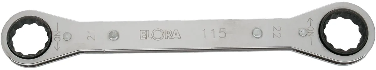 Cờ lê lắc tay 115, hai đầu vòng tự động. Elora Germany