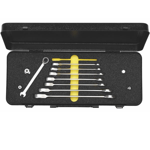 Bộ cờ lê tự động ELORA 204-S8M OMS, đựng trong hộp kim loại