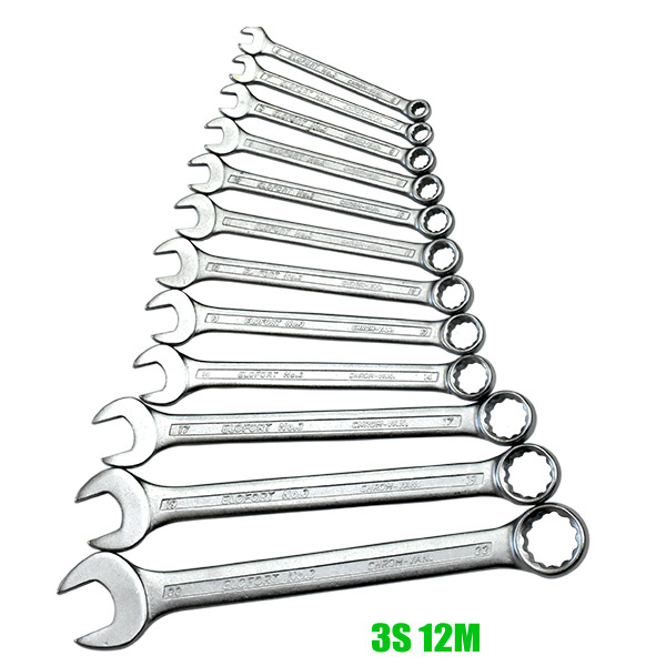 Bộ cờ lê vòng miệng ELOFORT 3S12M, 12 cây từ 6 đến 22mm thumbnail 2