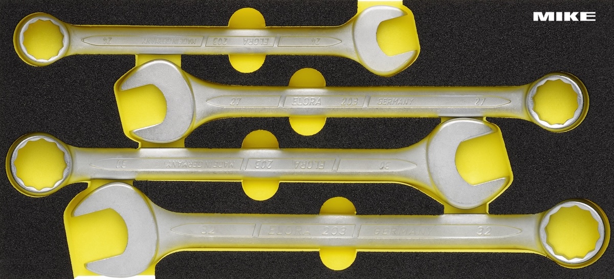 Bộ module cờ lê vòng miệng ELORA OMS-22 cho tủ dụng cụ.