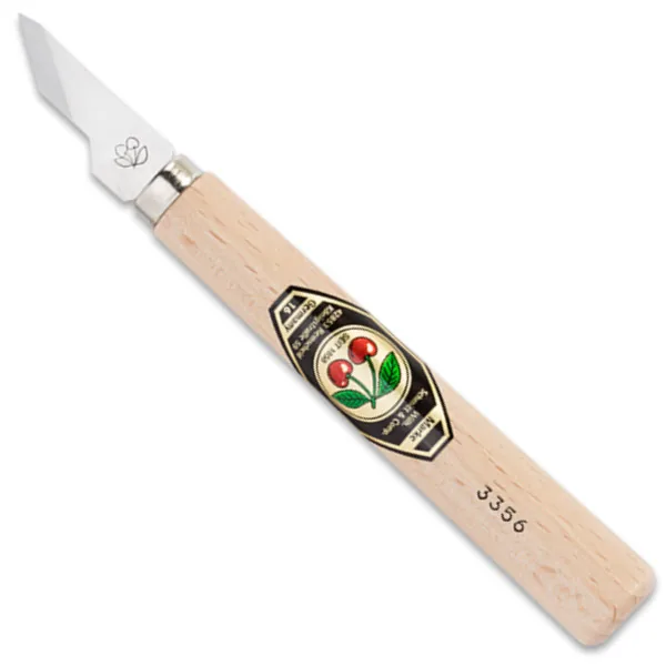 Dao gọt bào điêu khắc nghệ thuật 3356, lưỡi vát. Kirschen Germany
