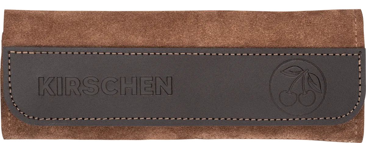 Túi da cuộn Kirschen 3307000 đựng dao điêu khắc, làm từ da thật, sản xuất tại Đức