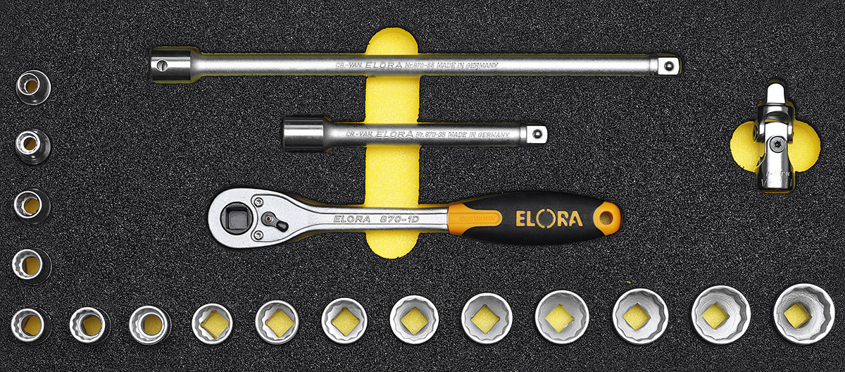 Module đầu khẩu 6 cạnh OMS-21 cho tủ đồ nghề từ 7-22mm