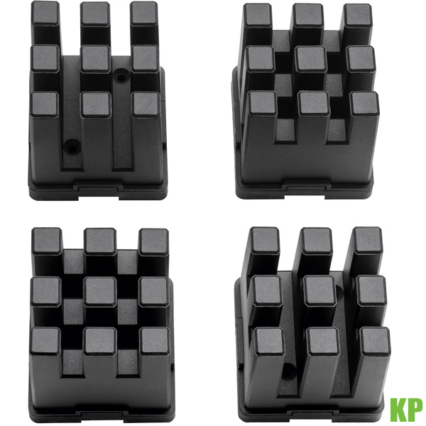 Bộ đế gá 4 cái BESSEY KP cho các dòng kẹp KRE/KREV/KR/KRV