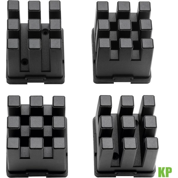 Bộ đế gá 4 cái BESSEY KP cho các dòng kẹp KRE/KREV/KR/KRV