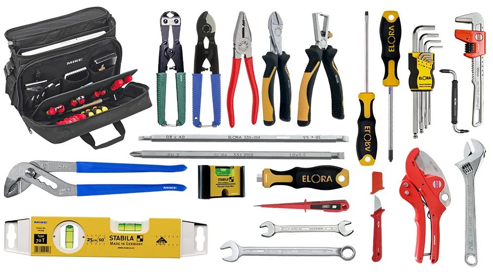 Bộ đồ nghề sửa chữa điện nước cao cấp DN219P, 42 chi tiết. MCC Japan