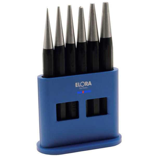 Bộ đục nhọn hỗn hợp ELORA 264KS, gồm 6 cây chuẩn DIN 6458