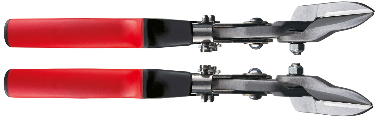 DSET29-15 Bộ kéo cắt tôn 3 cây, bo cong trái-phải kèm túi vải Bessey