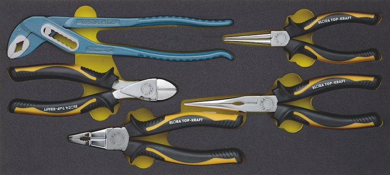 OMS-5 Bộ kìm 5 món, dụng cụ cho tủ đồ nghề ELORA