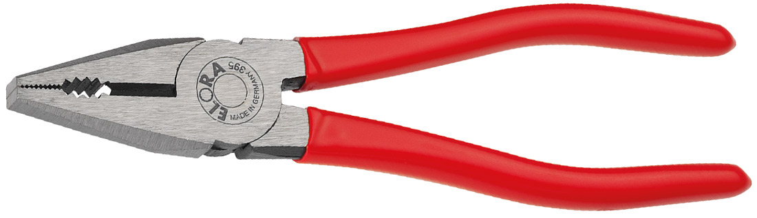 Kìm răng đầu bằng cho điện lực 395-180, kiểu cổ điển. Elora Germany