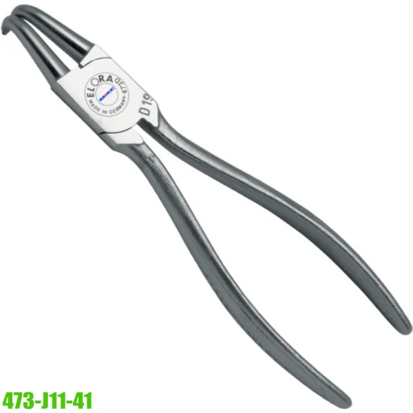 473-J11-41 Kìm mở phe trong mũi cong 8-165mm, SX tại Đức