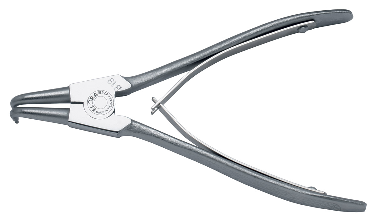 474-A11-41 Kìm mở phe ngoài mũi cong 10-165mm, SX tại Đức