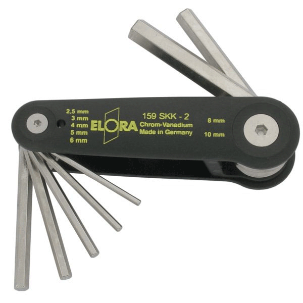 Bộ lục giác gấp gọn ELORA 159S-KK, size 1,5 đến 10mm thumbnail 2