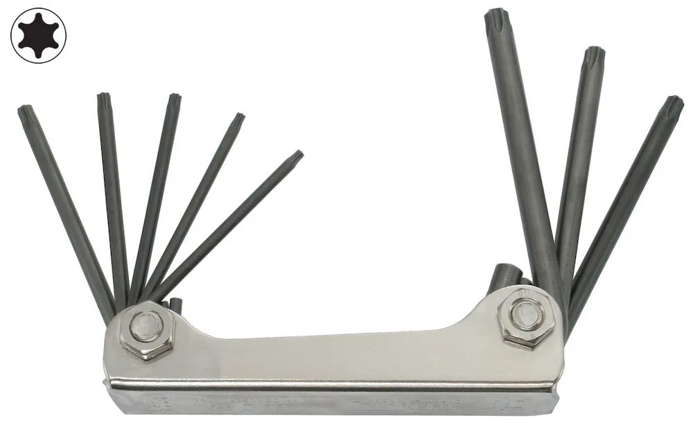 162S-KTX Bộ lục giác hoa thị 8 cây, dài 110mm