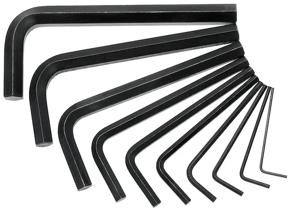58S10M Bộ lục giác hệ mét 10 cây từ 1.5 đến 10mm, Elofort Germany.
