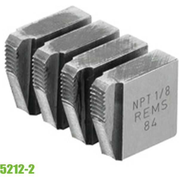 Bộ lưỡi dao REMS 5212-2, tiện ren ống, chuẩn NPT, ASME B1.20.1