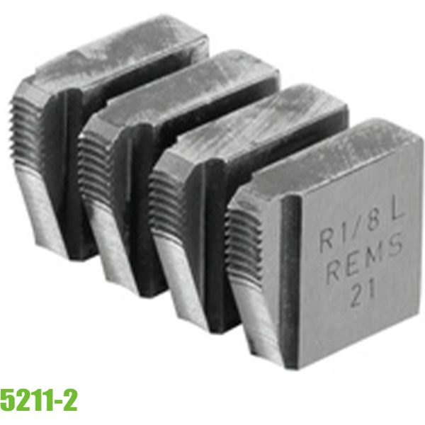 Bộ lưỡi dao REMS 5211-2, tiện ren ống, ren trái, chuẩn DIN 2999, BSPT
