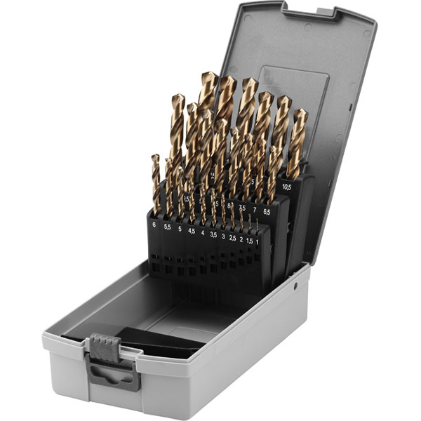 Bộ mũi khoan inox 19, 25 chi tiết ELORA 1362-S, từ 1.0mm – 13mm thumbnail 2