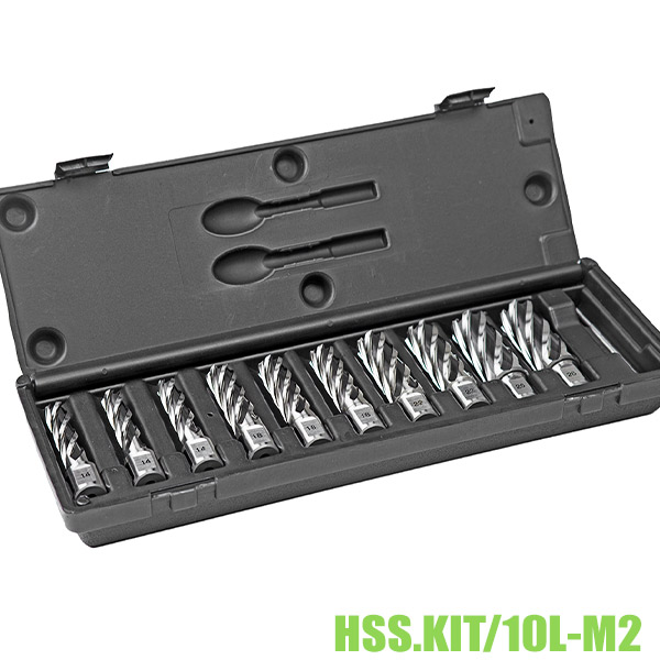 Bộ mũi khoan từ HSS.KIT/10-M2, 10 mũi Ø14-26mm dài 30-55mm thumbnail 2