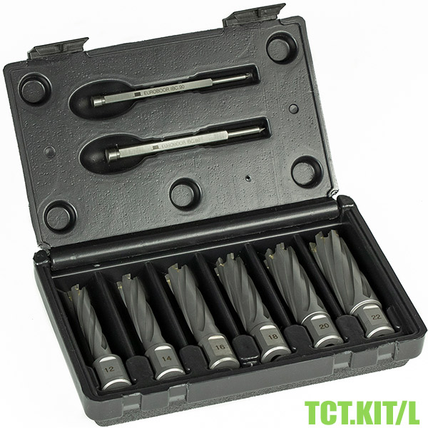 Bộ mũi khoan từ vật liệu TCT.KIT, gồm 6 mũi Ø12-22mm. Euroboor thumbnail 2