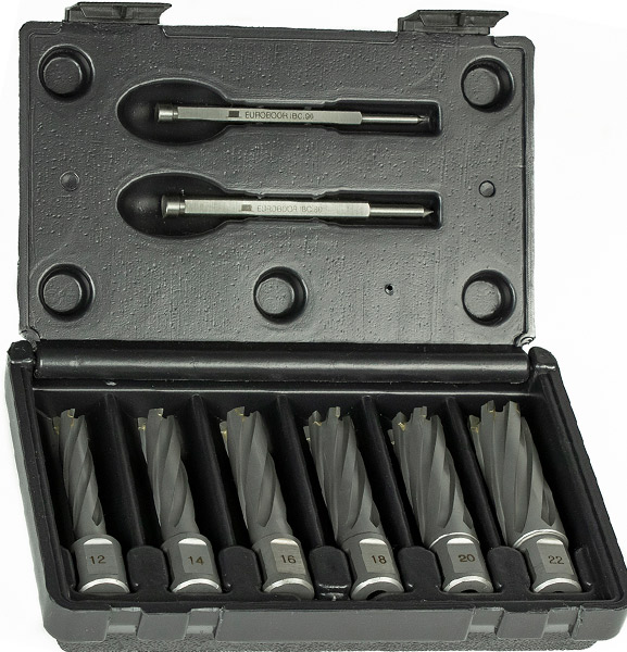 TCT.KIT Bộ mũi khoan từ TCT 6 mũi Ø12-22mm, dài 35-55mm