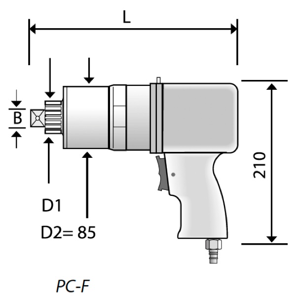 PC-F quick, compact torque multiplier for torques of 75 to 3,460 Nm