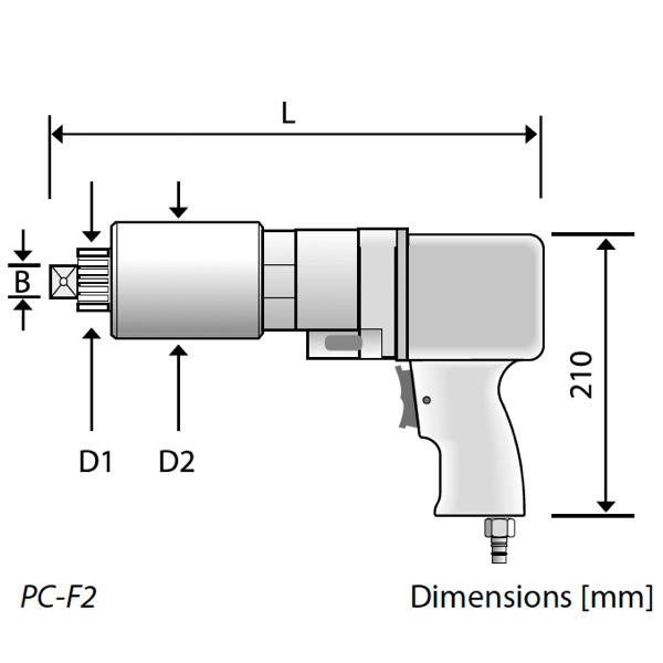 PC-F2 - high-performance 2-gear machine for torques of 120 to 48,610 Nm