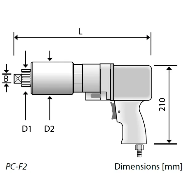 PC-F2 - high-performance 2-gear machine for torques of 120 to 48,610 Nm