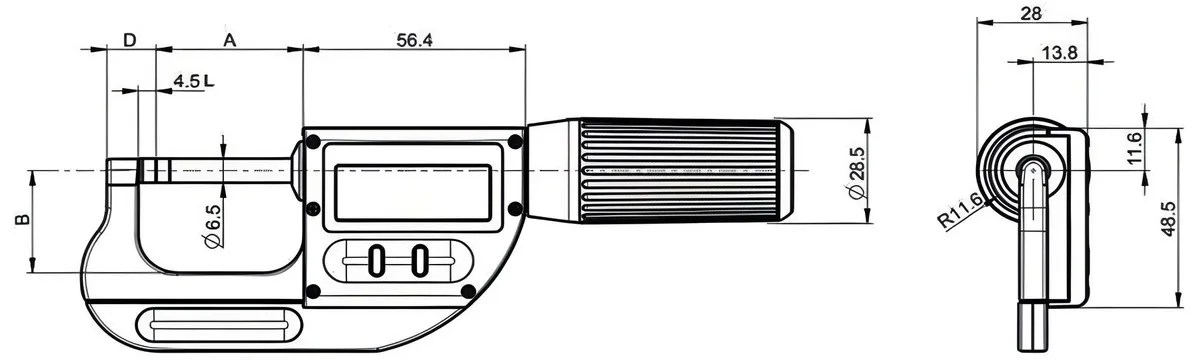 Bộ 3 panme điện tử Sylvac 230188, 0 – 102mm, cấp bảo vệ IP 67
